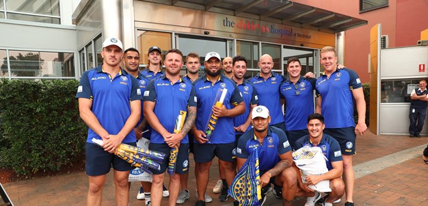 Eels visit Children's Hospital at Westmead for Christmas