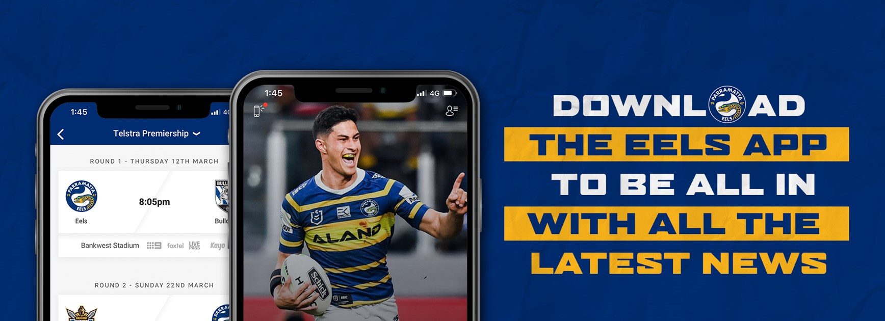 Stay up to date with the Eels!
