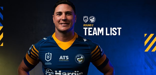 NRL Team List: Round 2