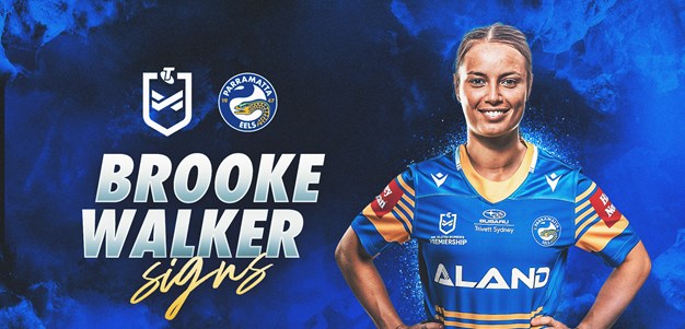 Former AFLW player Brooke Walker signs with Eels
