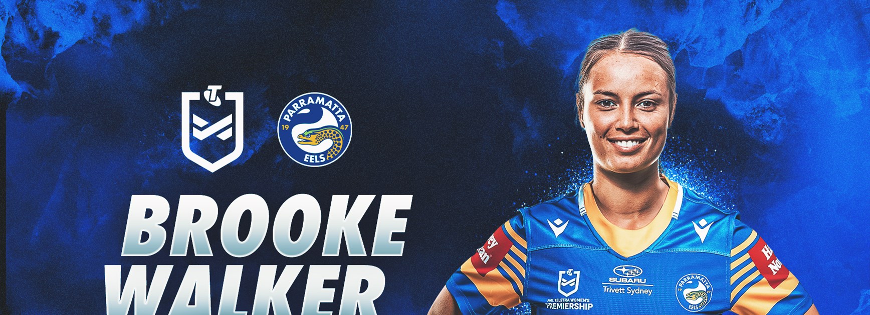 Former AFLW player Brooke Walker signs with Eels