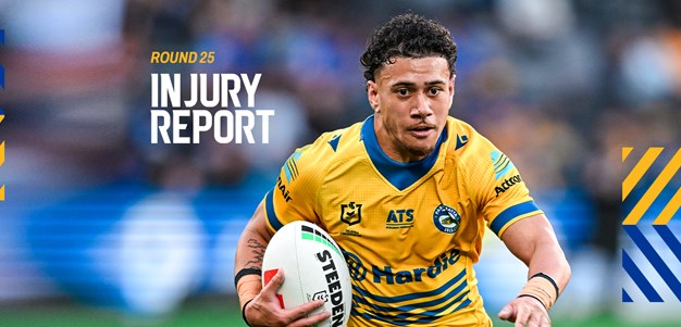 NRL Injury Report: Round 25