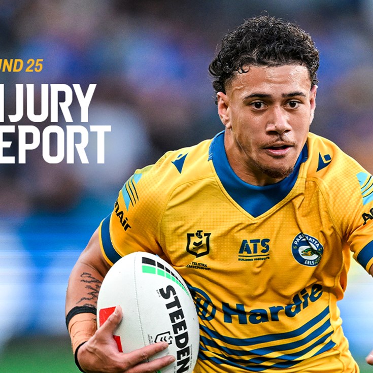 NRL Injury Report: Round 25