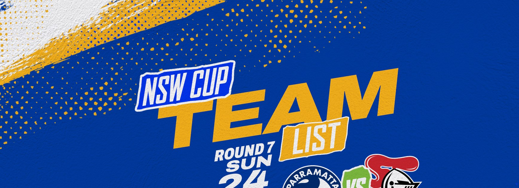 NSW Cup Team List - Round Seven