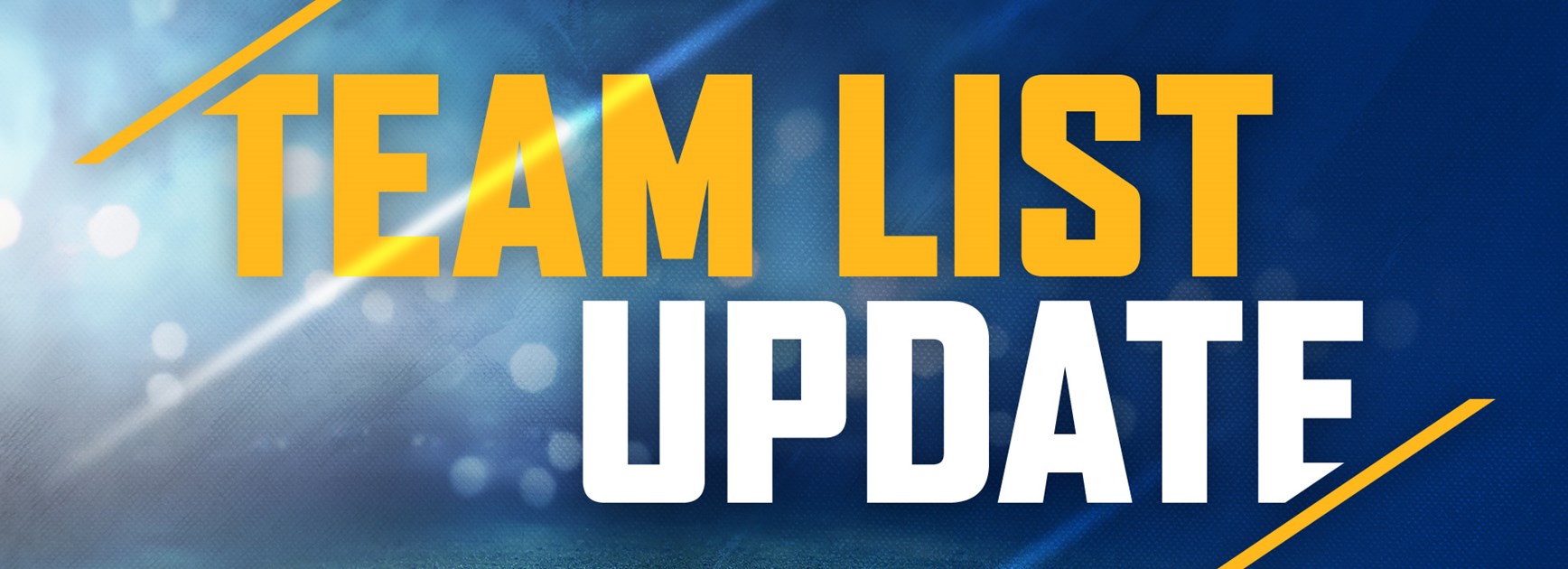 Team List Update | Sea Eagles v Eels, Round 18