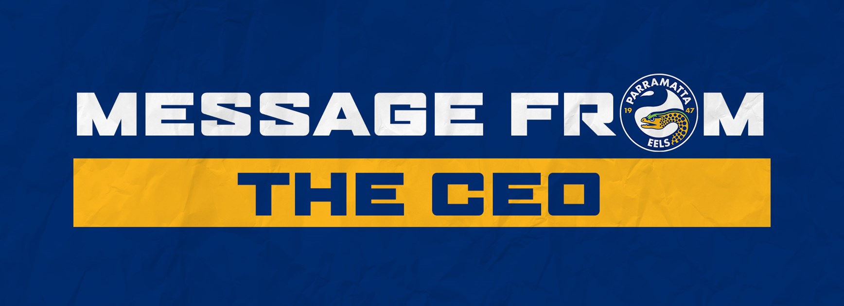A message from the CEO: NRL season suspended