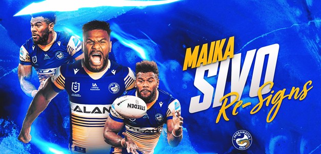 Maika Sivo re-signs with Eels for two years