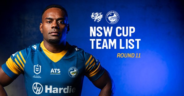 NSW Cup Team List: Round 11 | Eels