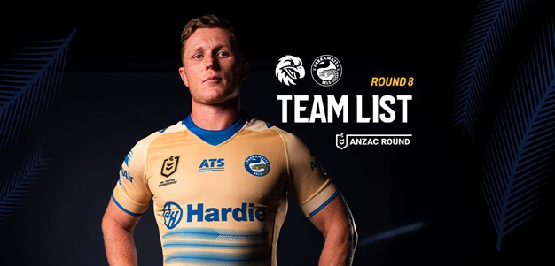 NRL Team List: Round 8