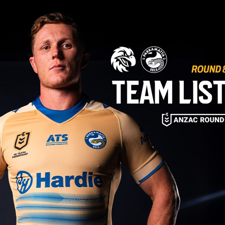 NRL Team List: Round 8