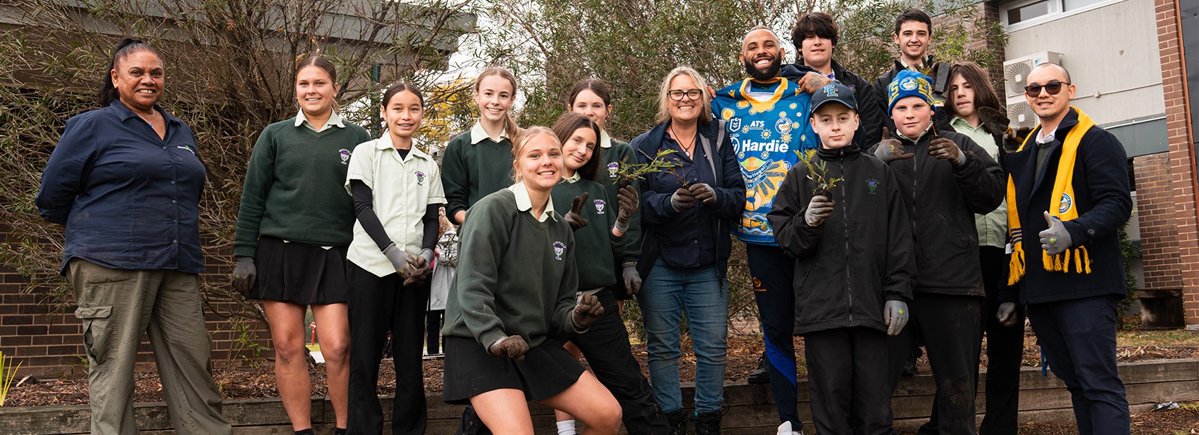 Eels Join Greening Australia to Cool Local Schools ahead of Indigenous Round