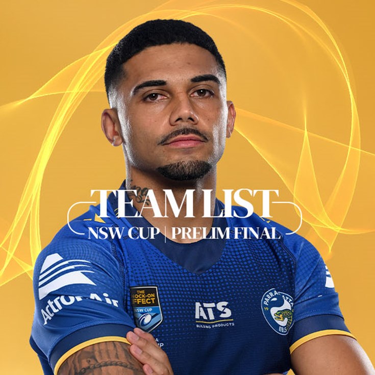 NSW Cup Team List: Preliminary Final