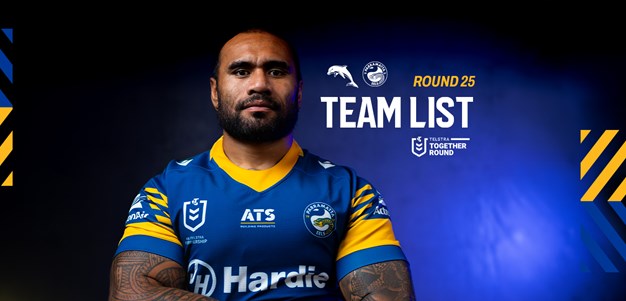 NRL Team List: Round 25