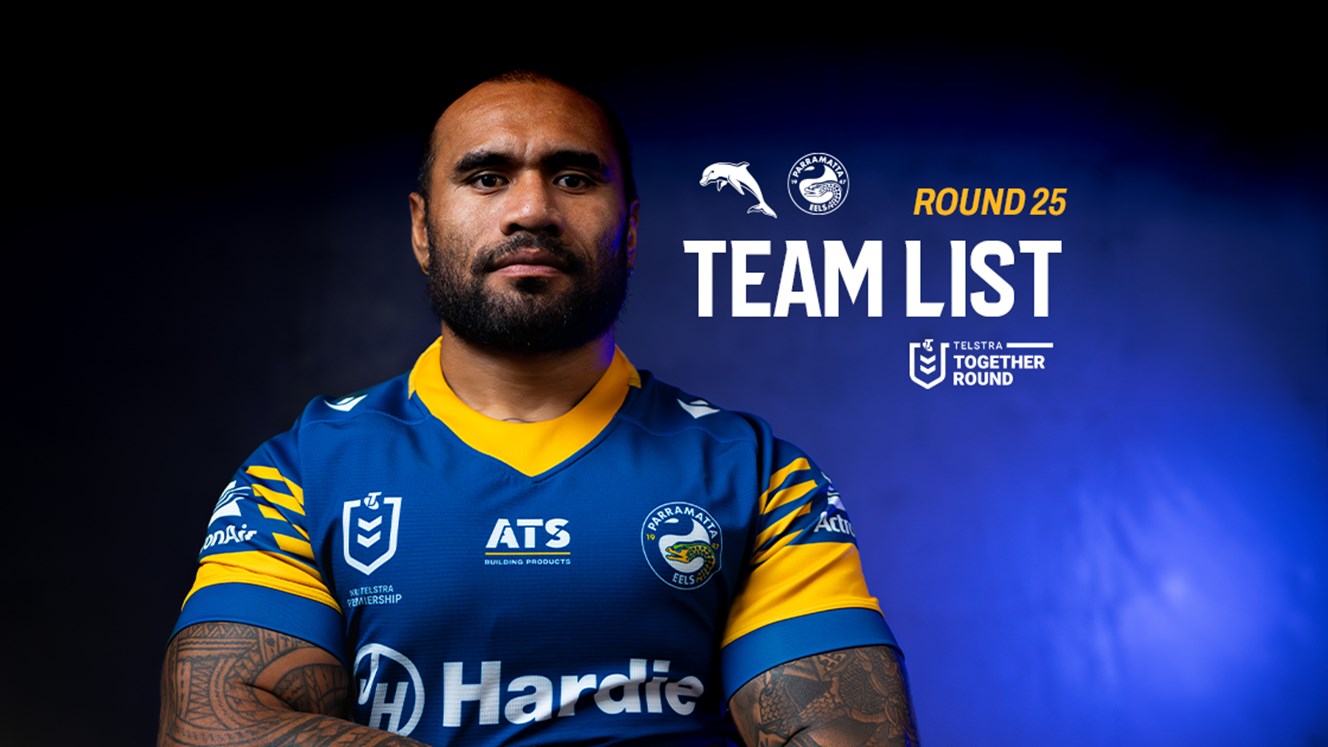 NRL Team List: Round 25
