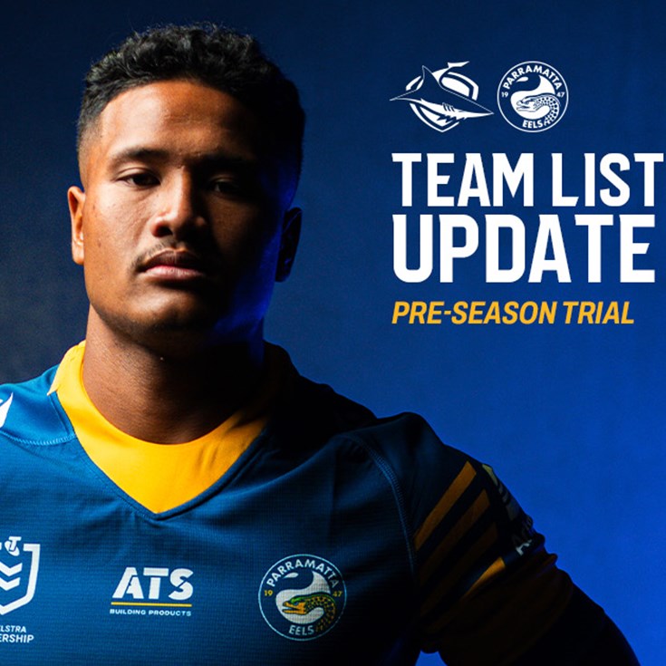 NRL Team List Update: Pre-Season Trial Week 2