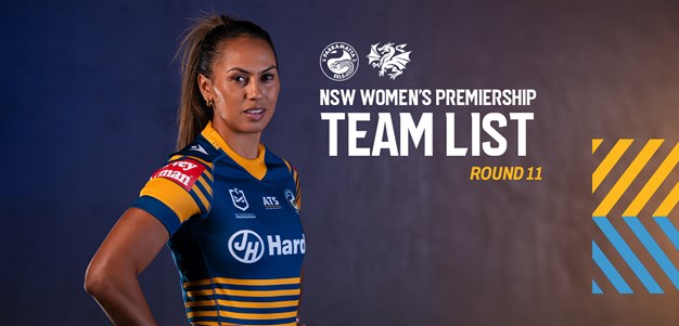 NSW Women's Premiership Team List: Round 11