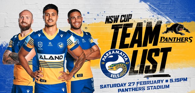 NSW Cup Team List: Panthers v Eels, Trial