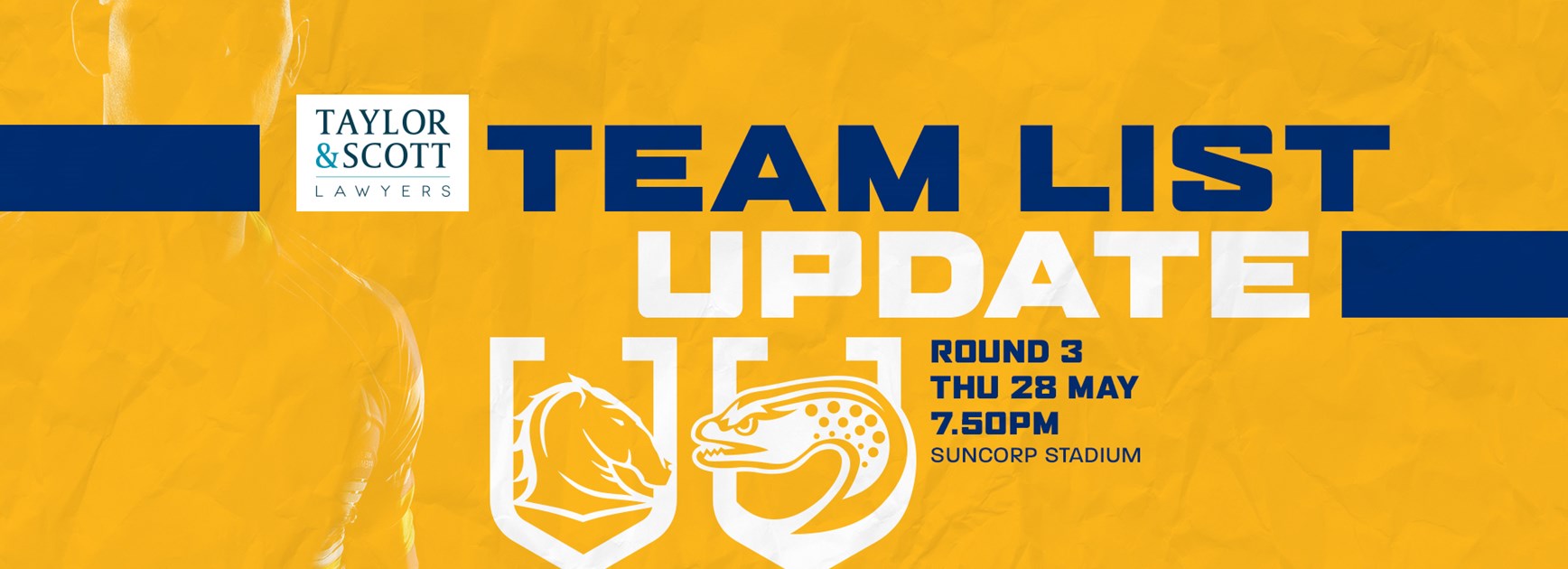 Team List Update: Broncos v Eels, Round Three