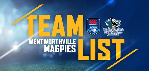 Wenworthville Magpies Round 16 Team List