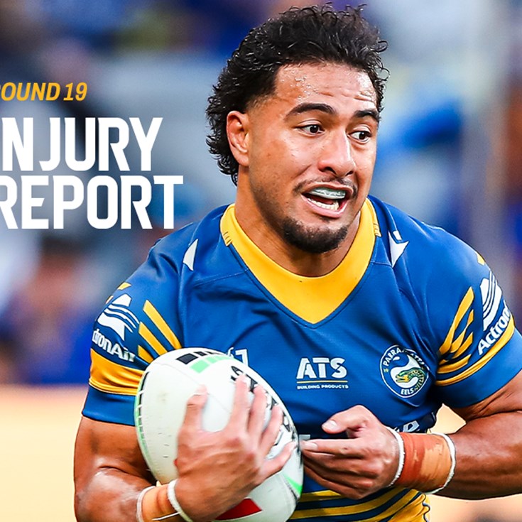 NRL Injury Report: Round 19