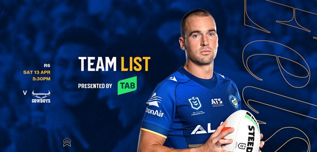 NRL Team List: Round 6
