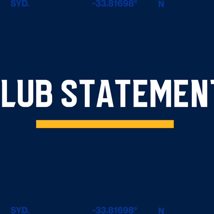 Club Statement: Dylan Walker