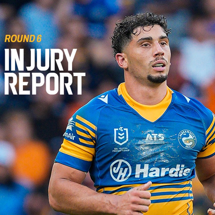 NRL Injury Report: Round 6