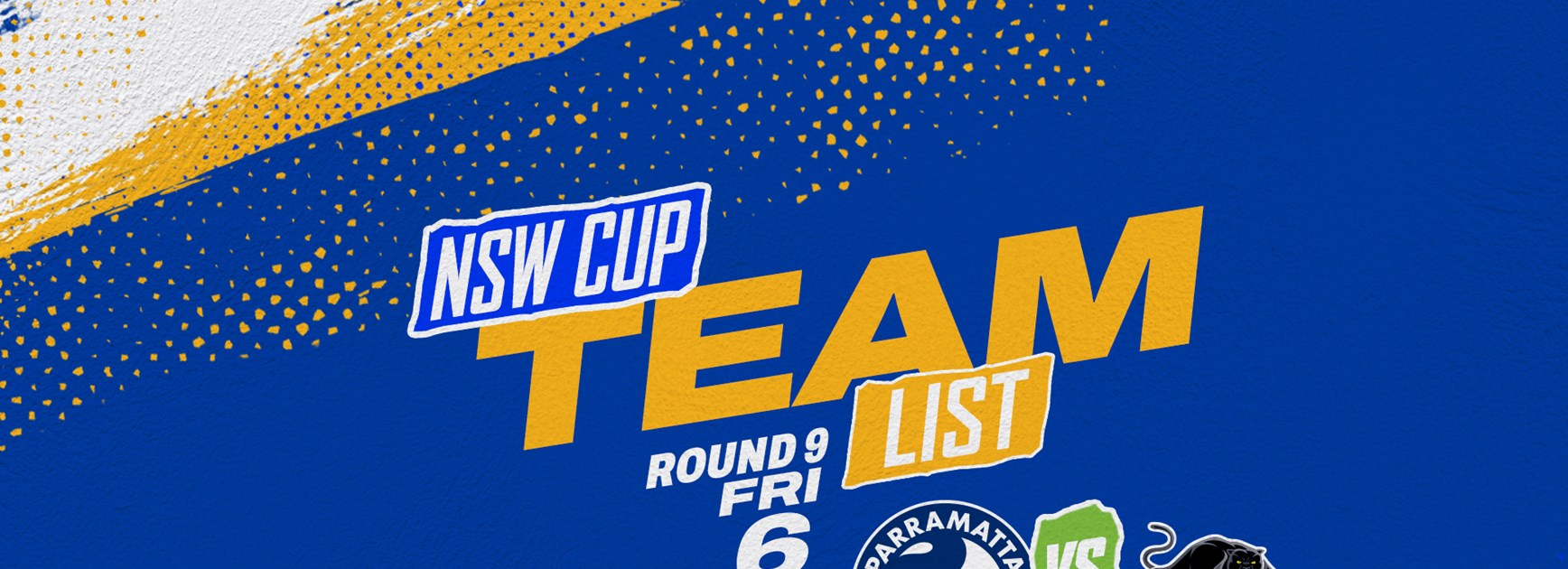 NSW Cup Team List - Panthers v Eels, Round Nine