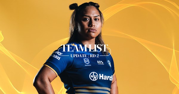 NRLW Team List Update: Round 2 | Eels
