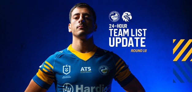Team List Update: Round 18