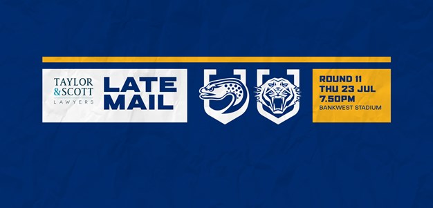 Late Mail: Eels v Wests Tigers