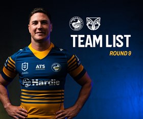 NRL Team List: Round 9