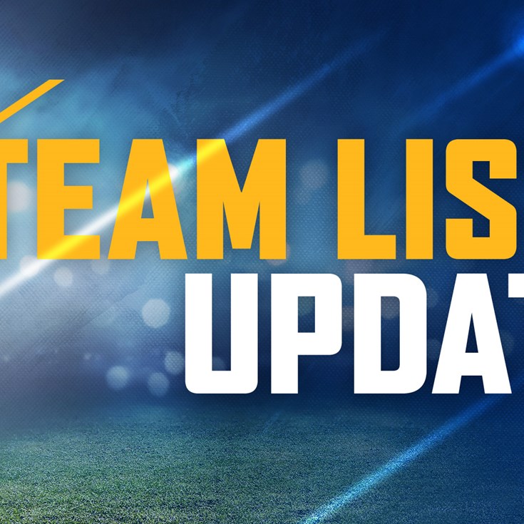 Team List Update: Titans v Eels, Round 22
