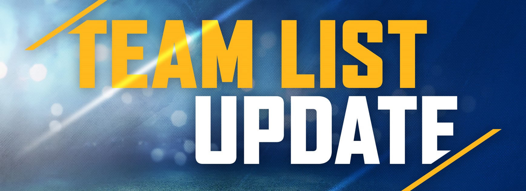 Team List Update: Titans v Eels, Round 22