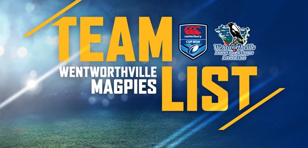 Wentworthville Magpies Round 12 Team List