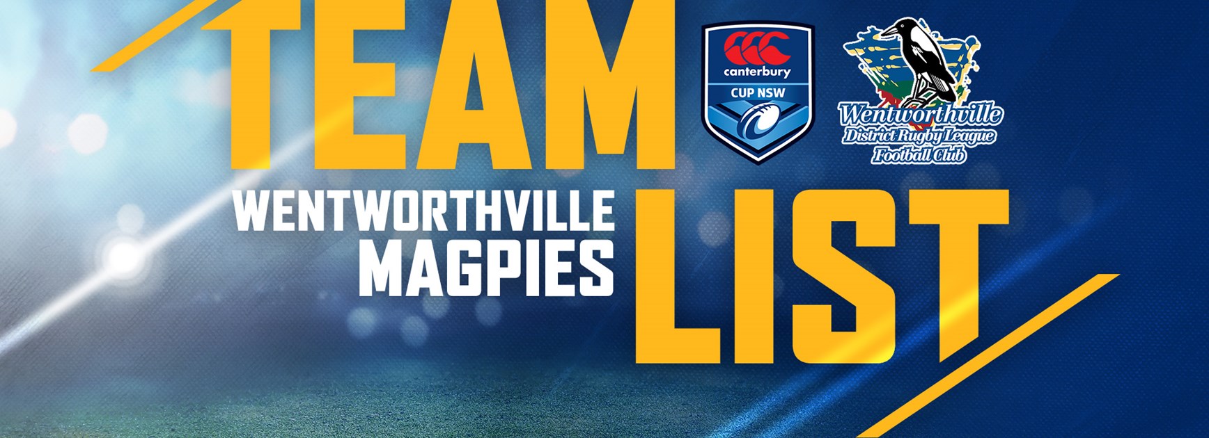 Wentworthville Magpies Round 12 Team List