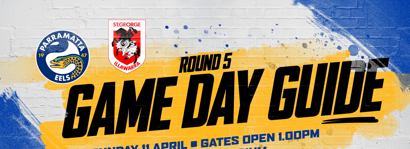 Game Day Guide - Eels v Dragons, Round Five