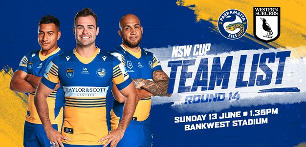 NSW Cup Team List - Eels v Magpies, Round 14