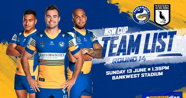 NSW Cup Team List - Eels v Magpies, Round 14 | Eels