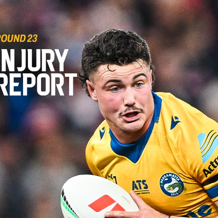 NRL Injury Report: Round 23