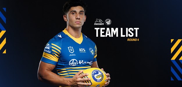 NRL Team List: Round 4
