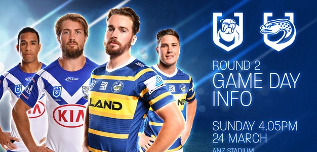 Game Day Info: Bulldogs v Eels, Round Two