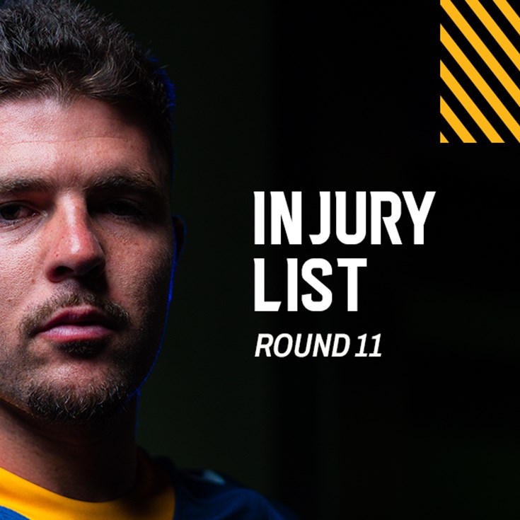 NRL Injury Report: Round 11