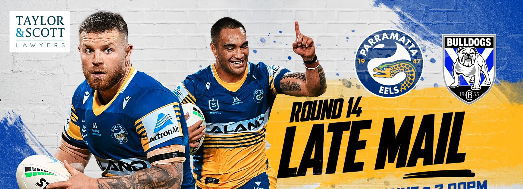 Late Mail - Eels v Bulldogs Round 15