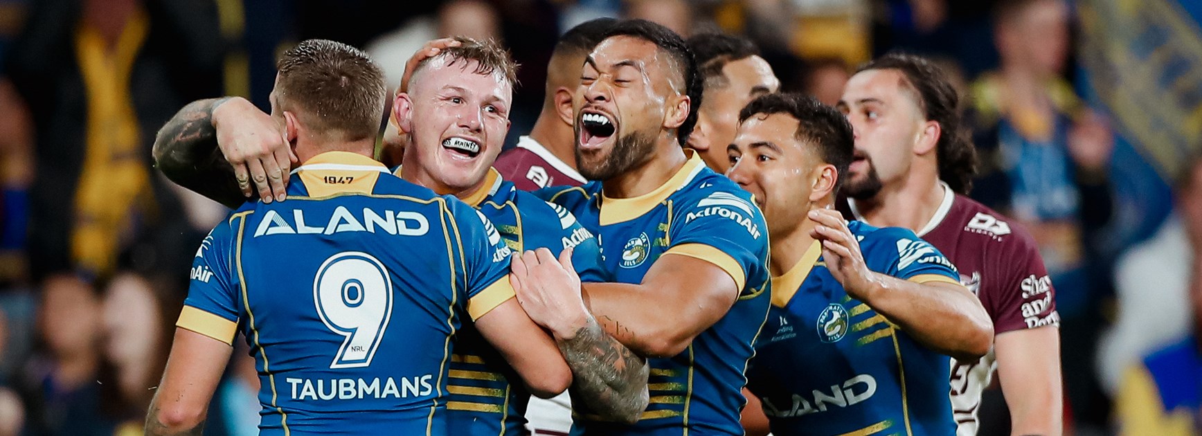 Eels maul Manly to enter top eight