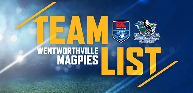 Wentworthville Magpies Round 15 Team List