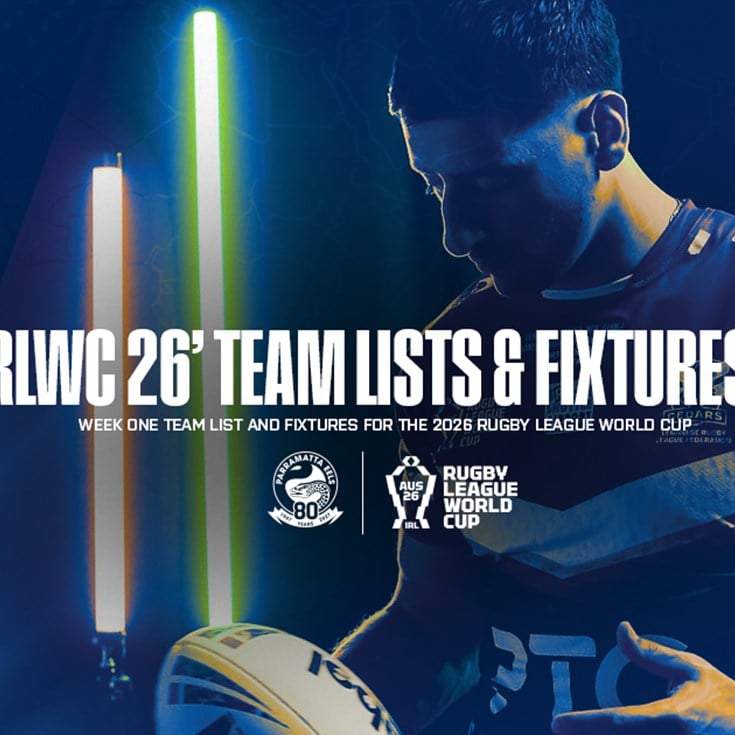Team Lists & Fixtures: Rugby League World Cup Week 1