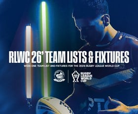 Team Lists & Fixtures: Rugby League World Cup Week 1