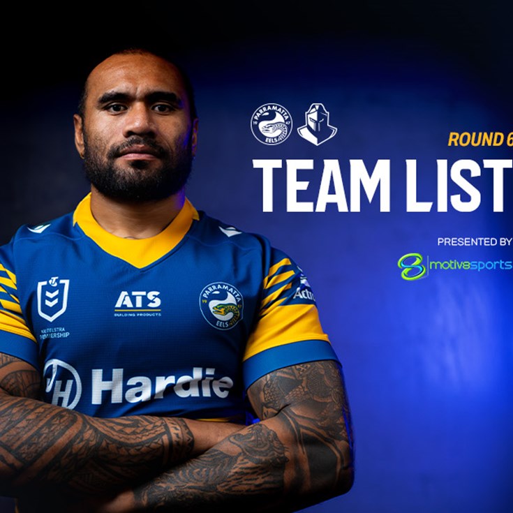 NRL Team List: Round 6