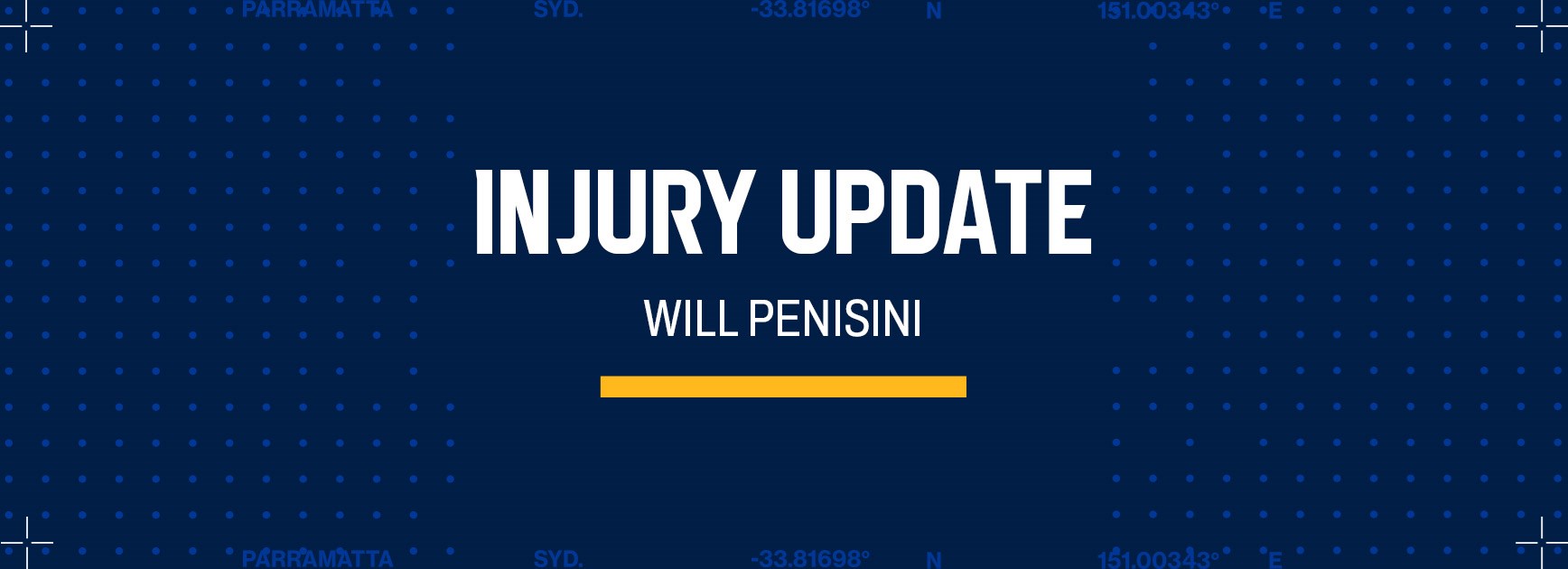 Injury Update: Will Penisini